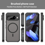 For Google Pixel 10 Frosted MagSafe Compatible Case, Anti-Fingerprint & Shockproof Protection, Black | iCoverLover.com.au
