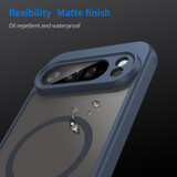For Google Pixel 10 Pro XL Frosted MagSafe Compatible Case, Anti-Fingerprint & Shockproof Protection, Blue | iCoverLover.com.au