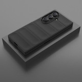 For Samsung Galaxy Z Fold7 Slim Wavy Shield Case, Full Hinge & Drop Protection, Black | iCoverLover Australia