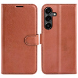 For Samsung Galaxy S25 FE PU Leather Wallet Case | Stylish Protection with Stand & Card Holder, Brown | iCoverLover Australia