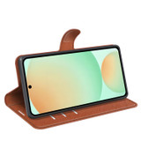 For Samsung Galaxy S25 FE PU Leather Wallet Case | Stylish Protection with Stand & Card Holder, Brown | iCoverLover Australia