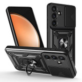 For Samsung Galaxy S25 FE Case with Camera Cover & Drop Protection, Black | iCoverLover Australia