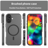 For iPhone 17 MagSafe Compatible Case - Frosted Finish, Protective Cover, Black | iCoverLover.com.au