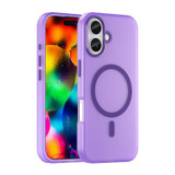 For iPhone 17 MagSafe Compatible Case - Frosted Finish, Protective Cover, Dark Purple | iCoverLover.com.au