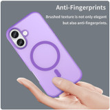 For iPhone 17 MagSafe Compatible Case - Frosted Finish, Protective Cover, Dark Purple | iCoverLover.com.au