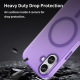 For iPhone 17 MagSafe Compatible Case - Frosted Finish, Protective Cover, Dark Purple | iCoverLover.com.au