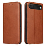 iPhone Air Brown Leather Wallet Folio Case with Stand