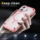 For iPhone 17 MagSafe Compatible Case - Protective, Shockproof Cover & Camera Lens Protection, Clear Pink | iCoverLover.com.au
