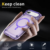 For iPhone Air MagSafe Compatible Case - Protective, Shockproof Cover & Camera Lens Protection, Clear Purple | iCoverLover.com.au