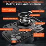 For iPhone 17 Pro Max, 17 Pro, Air or 17 MagSafe Compatible Case - Rotating Kickstand Protective Cover, Rose Gold