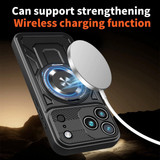 For iPhone 17 Pro Max, 17 Pro, Air or 17 MagSafe Compatible Case - Rotating Kickstand Protective Cover, Rose Gold
