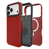 iPhone 17 Pro Max, 17 Pro, 17, 17 Air Tough Red Case Compatible with Magsafe + 2X Screen + 2X Lens Protectors