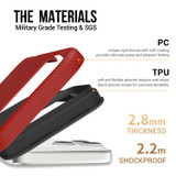 iPhone 17 Pro Max, 17 Pro, 17, 17 Air Tough Red Case Compatible with Magsafe + 2X Screen + 2X Lens Protectors