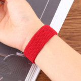 For Apple Watch Ultra 3, 49-mm Case, Nylon Woven Watchband Size Large, Red | iCoverLover.com.au
