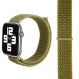 For Apple Watch Ultra 3, 49-mm Case, Simple Nylon Sports Watch Strap, Touch Fastener, Dark Green | iCoverLover.com.au