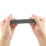 For Apple Watch Ultra 3, 49-mm Case, Nylon Woven Watchband Size Small, Green | iCoverLover.com.au