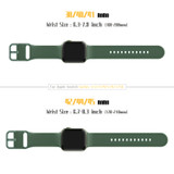 For Apple Watch Ultra 3, 49-mm Case, Pin Buckle Silicone Watch Strap, Clover | iCoverLover.com.au