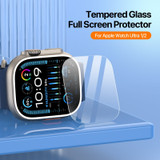 For Apple Watch Ultra 3, 49-mm Case, 9H Tempered Glass Screen Protector, Clear | iCoverLover.com.au