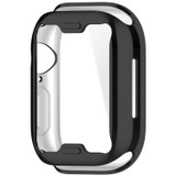 For Apple Watch Series 11, 42-mm Case, Electroplated Grippy Cover, Black | iCoverLover.com.au