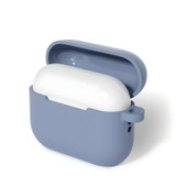 For AirPods Pro 3 Soft Silicone Case with Carabiner & Drop Protection, Lavender Grey | iCoverLover Australia