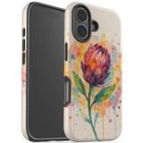 For Apple iPhone 17 Case, MagSafe Compatible Protective Cover, Watercolour Flower | Protective Covers | iCoverLover Australia