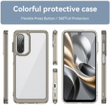 For Samsung Galaxy A17 Case - Durable Acrylic + TPU, Scratch-Resistant, Easy-Access Cover, Clear Grey | iCoverLover Australia