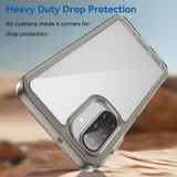 For Samsung Galaxy A17 Case - Durable Acrylic + TPU, Scratch-Resistant, Easy-Access Cover, Clear Grey | iCoverLover Australia