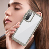 For Samsung Galaxy A17 Case - Durable Acrylic + TPU, Scratch-Resistant, Easy-Access Cover, Clear Grey | iCoverLover Australia
