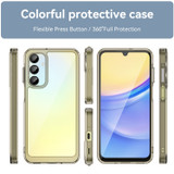 For Samsung Galaxy A16 5G & 4G Case - Durable Acrylic + TPU, Scratch-Resistant, Easy-Access Cover, Clear Grey | iCoverLover.com.au