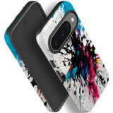 For Google Pixel 10 Case, Tough Protective Cover, Dark Splatter | iCoverLover Australia