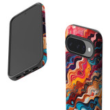 For Google Pixel 10 Case, Tough Protective Cover, Waves Of The Sun | iCoverLover Australia