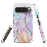 For Google Pixel 10 Pro Case, Tough Protective Cover, Watercolour Floral | iCoverLover Australia