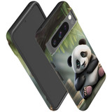 For Google Pixel 8 Pro Tough Protective Cover, Happy Panda | iCoverLover Australia