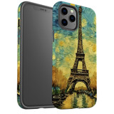 For iPhone 12 Pro Max Tough Protective Case, Eiffel Tower Painting | iCoverLover Australia