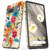 For Google Pixel 7 Tough Protective Case, Floral Symphony | iCoverLover Australia