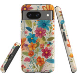 For Google Pixel 8 Tough Protective Cover, Floral Symphony | iCoverLover Australia