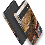 For Google Pixel 6 Tough Protective Case, Mysterious Golden Tree | iCoverLover Australia