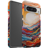 For Google Pixel 8 Pro Tough Protective Cover, Sunny Waves | iCoverLover Australia
