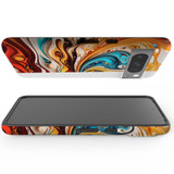 For Google Pixel 8 Pro Tough Protective Cover, Swirling Gold | iCoverLover Australia