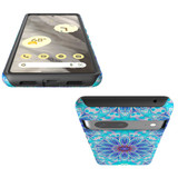 For Google Pixel 7 Case Tough Protective Cover Psychedelic Blues | iCoverLover Australia