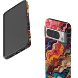 For Google Pixel 8 Pro Tough Protective Cover, Waves Of The Sun | iCoverLover Australia