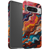 For Google Pixel 8 Pro Tough Protective Cover, Waves Of The Sun | iCoverLover Australia