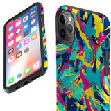 For iPhone 11 Pro Max Tough Protective Case, Abstract Strokes | iCoverLover Australia
