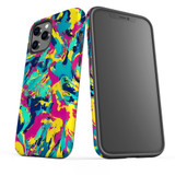For iPhone 12 Pro Max Tough Protective Case, Abstract Strokes | iCoverLover Australia