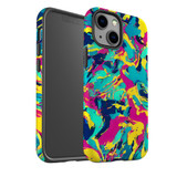 For iPhone 13 mini Tough Protective Case, Abstract Strokes | iCoverLover Australia