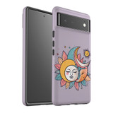 For Google Pixel 6 Tough Protective Case, Sleeping Moon | iCoverLover Australia