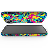 For iPhone 14 Plus Tough Protective Case, Abstract Strokes | iCoverLover Australia