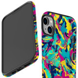 For iPhone 14 Tough Protective Case, Abstract Strokes | iCoverLover Australia
