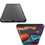 For Google Pixel 6 Tough Protective Case, Swirling Paint | iCoverLover Australia