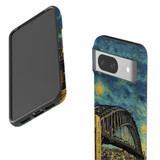 For Google Pixel 8 Tough Protective Cover, Painting Of The Harbour Bridge | iCoverLover Australia